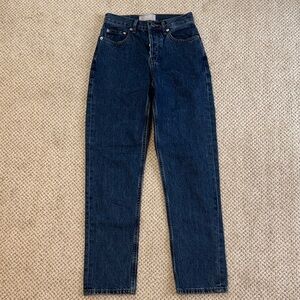 Everlane Women's Straight Leg Jeans - Dark Blue